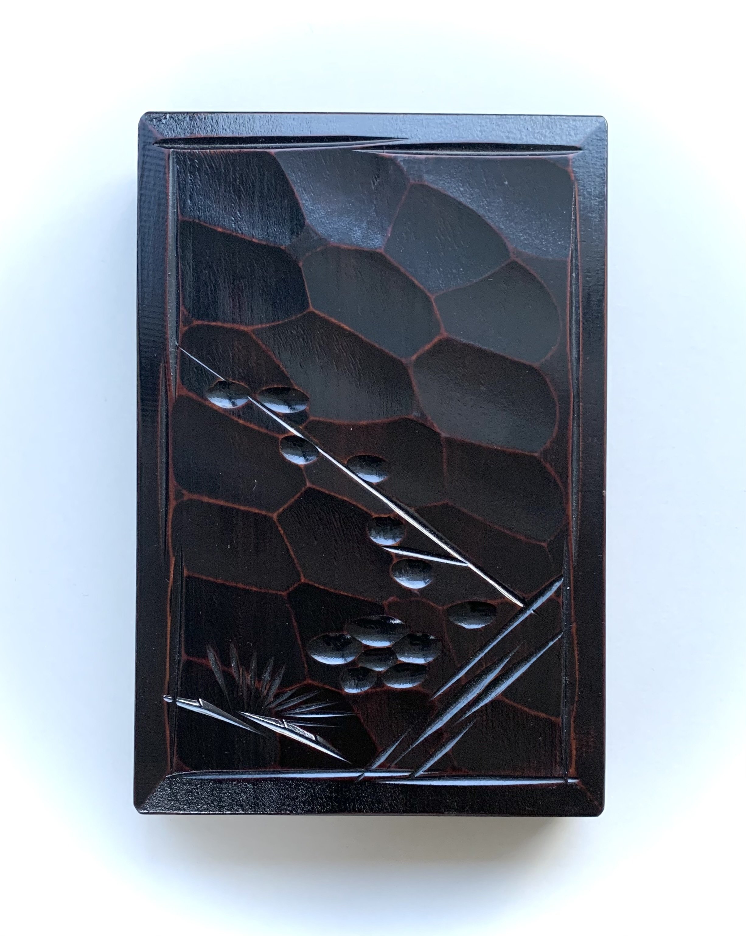 幻の一刀彫|水戸彫の文箱と歩んだ365日｜黄蝶｜書道スタジオMiTO｜書道師範