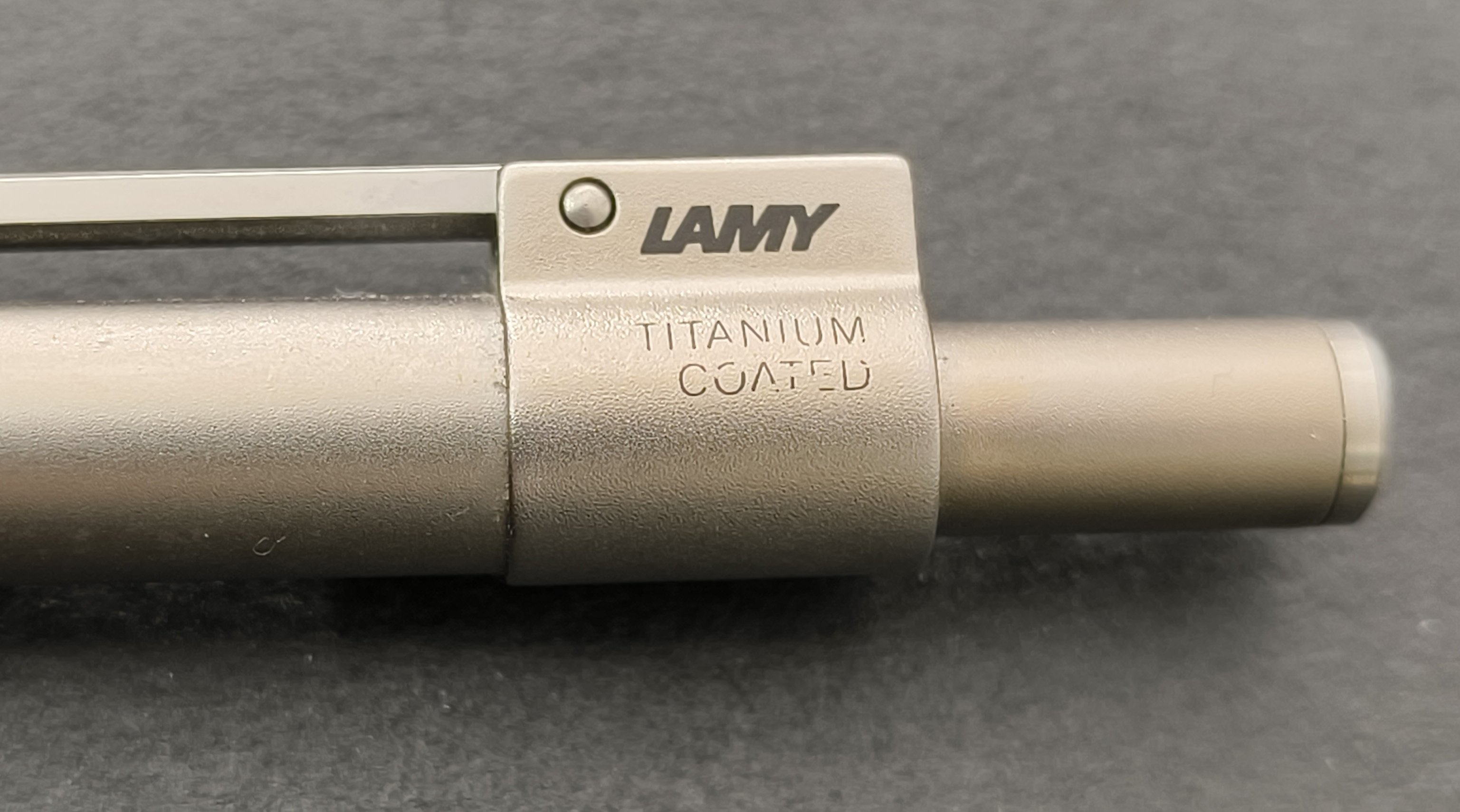 廃番　LAMY unic ステンレス Lamy Unic ラミーユニーク廃盤名入れあり