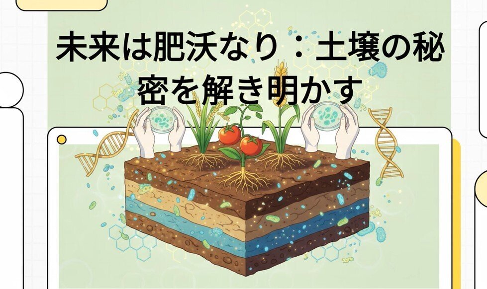 ネイチャーポジティブな農業に向けた、土壌テックとは？｜Tetsu Hattori