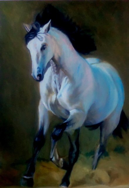 一日一絵（36）馬を描く。新年あけましておめでとうございます。｜都