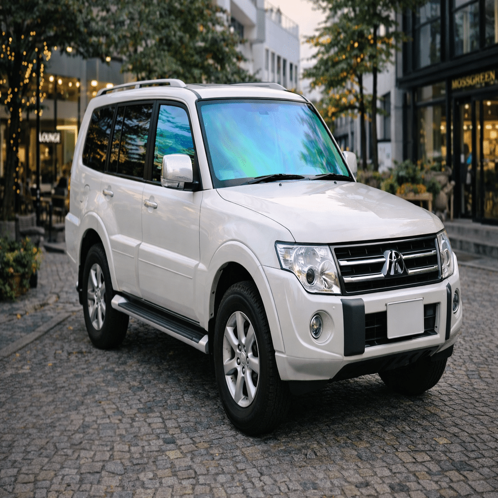 ゆ　エッセ　フロント3面　ファニーゴースト カーフィルム カット済み フロント3面セット エッセ L235S L245S 【熱