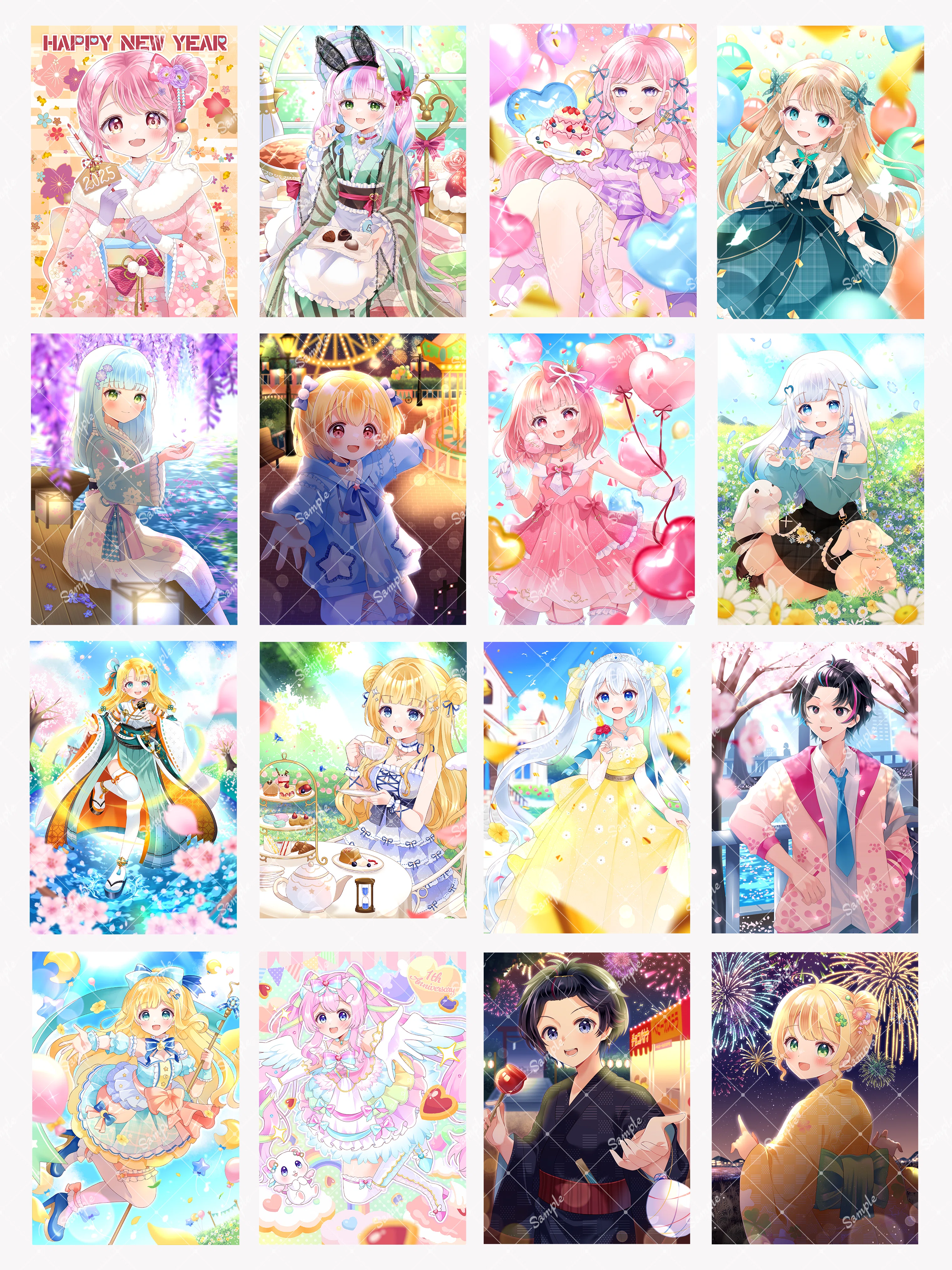 2025年ご依頼イラストまとめ｜みかもち