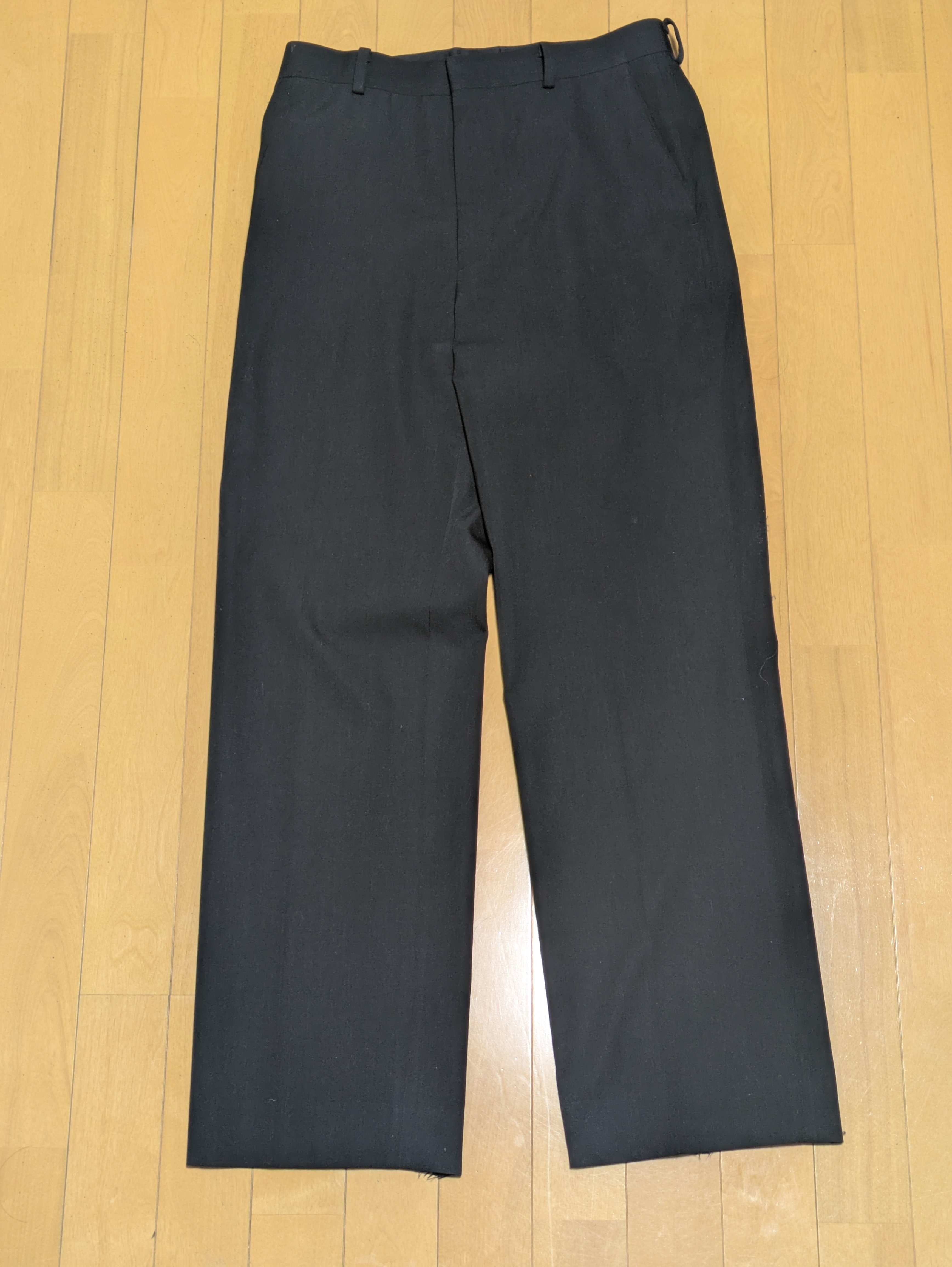 AURALEE LIGHT WOOL MAX スラックス 005 黒 AURALEE[オーラリー] Light Wool Max Gabardine Two-Tuck Slacks [Top