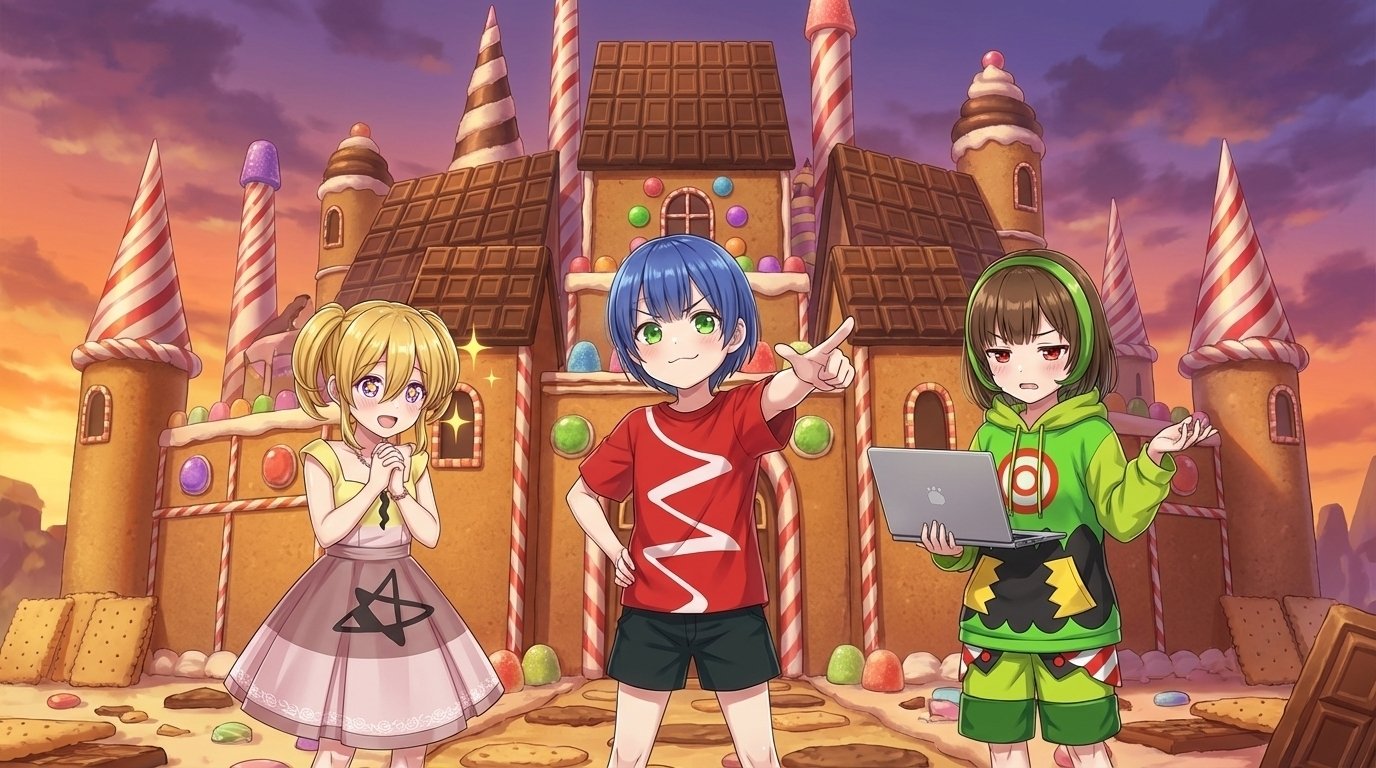 ラッキーなお城【ハッピー】 少年少女大戦・開幕 ハッピーテイスティ「お菓子の城と暴走