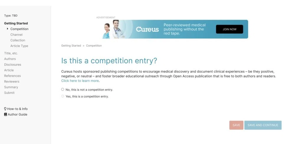 Submitting a Case Report to Cureus｜総合診療医Andy