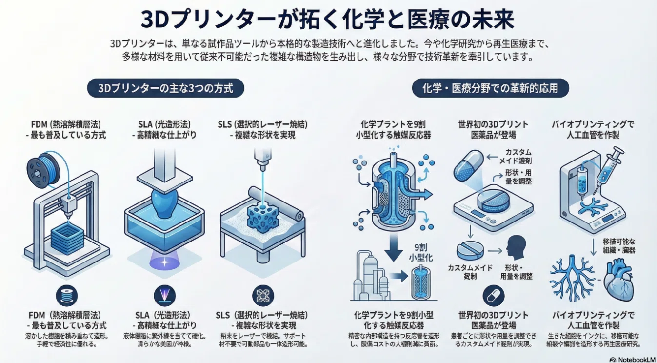 3Dプリンター技術と化学分野への応用｜Chem3 (ケムキューブ)：化学・AI