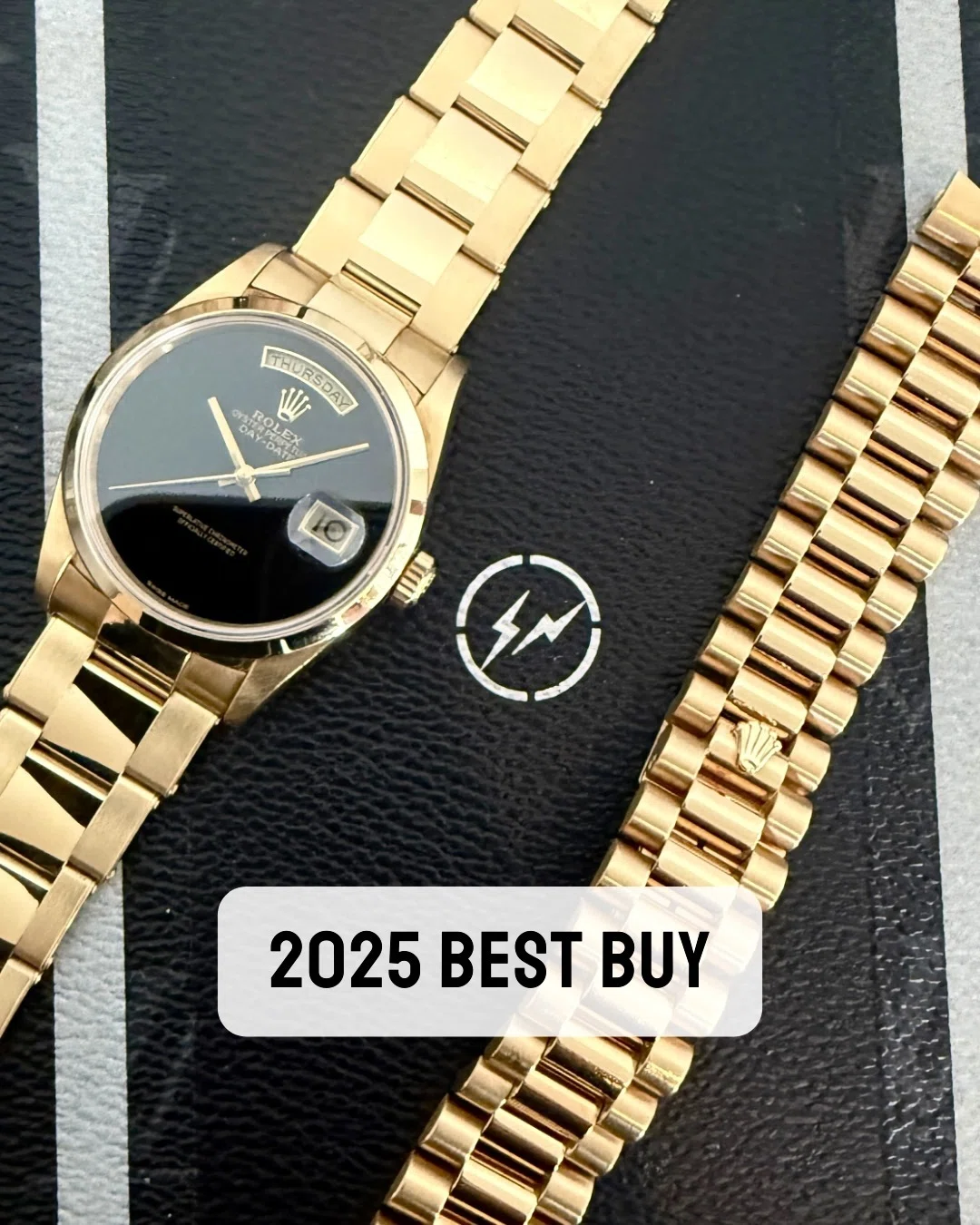 2025 BEST BUY｜Day-Date 18208/18238用 リベットブレス（ref.7206