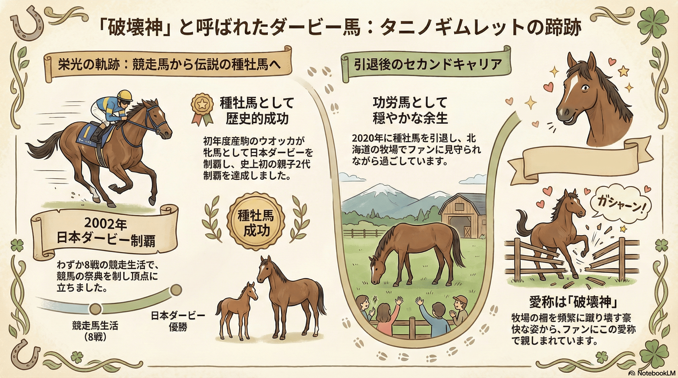 タニノギムレット ― 世代の頂点に立ち、伝説を継承した名馬 ― ｜ハサミ
