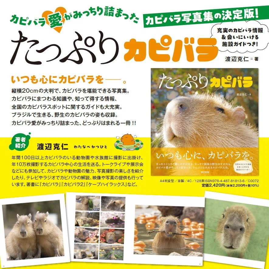 I have published a photo book titled 'Plenty of Capybaras
