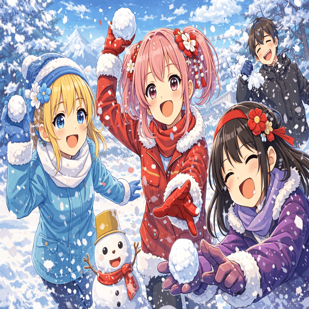 おふざけ】アニメ『あけ☆おめ』をChatGPTに作ってもらった｜氷河 火露也