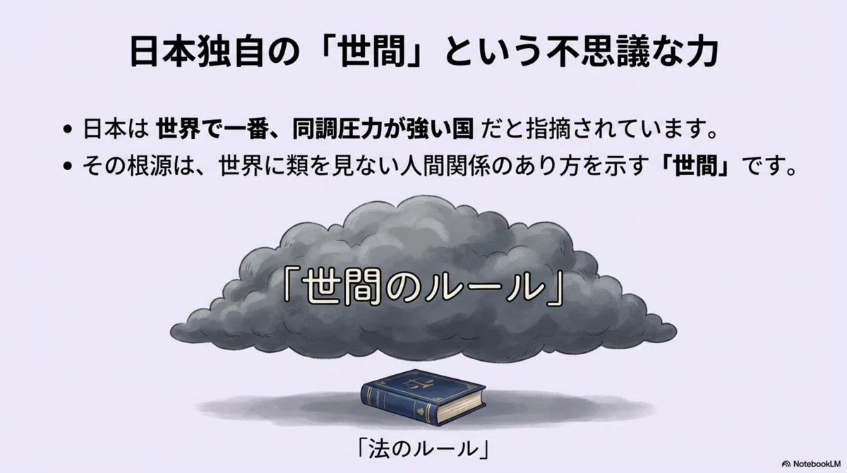 「みんなと一緒」で疲れていませんか? 世界にない日本の「世間」が生む同調圧力から、自分の心を守るヒント|Rika@心が楽になる本棚