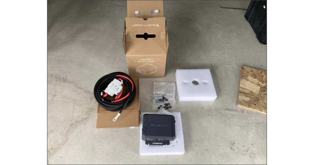 走行充電器BLUETTI Charger 1』のプ取付け方～プロボックスでやって