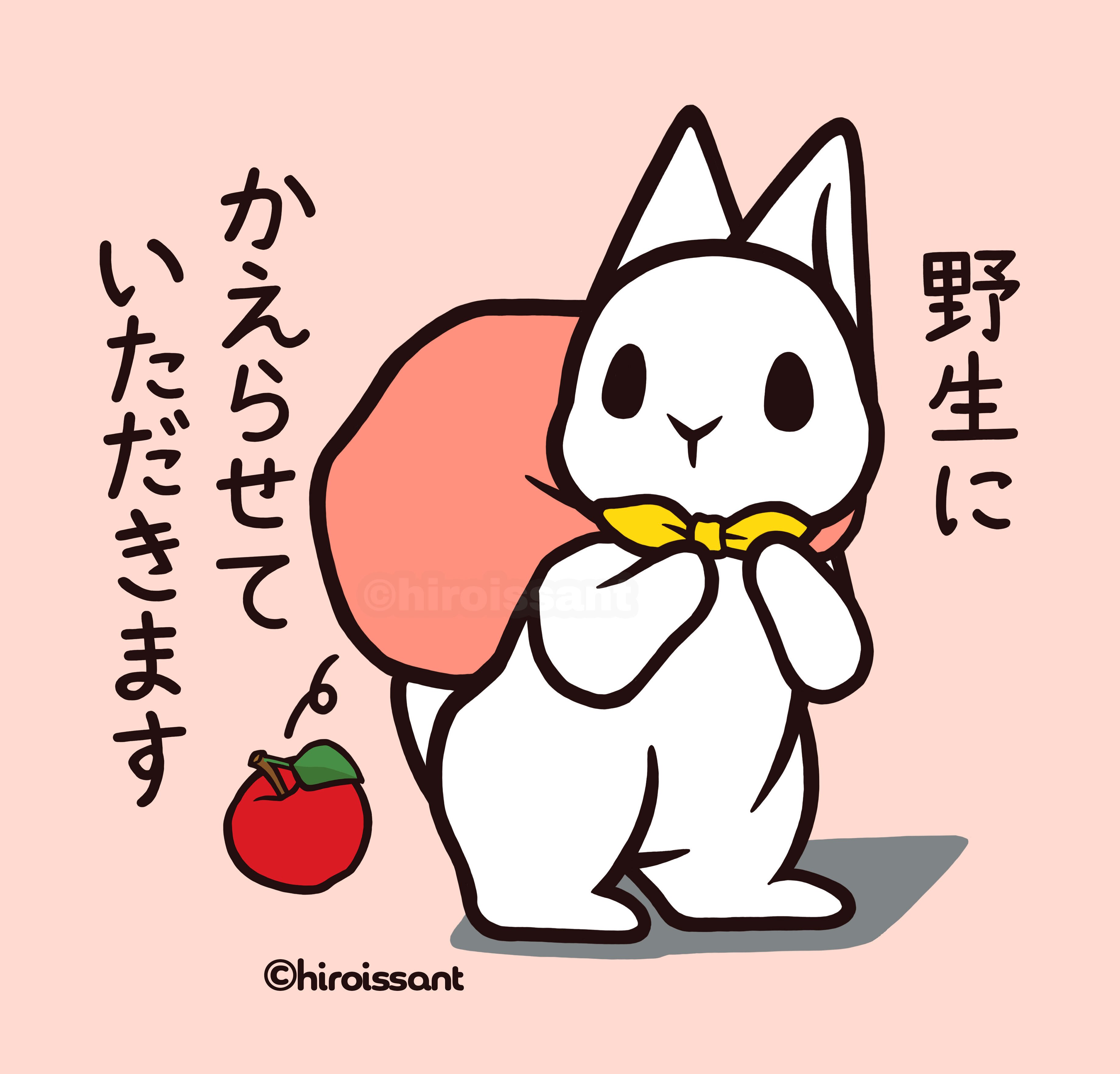うさぎ最新作「うさぎ、野生にかえる」｜ひろわっさん
