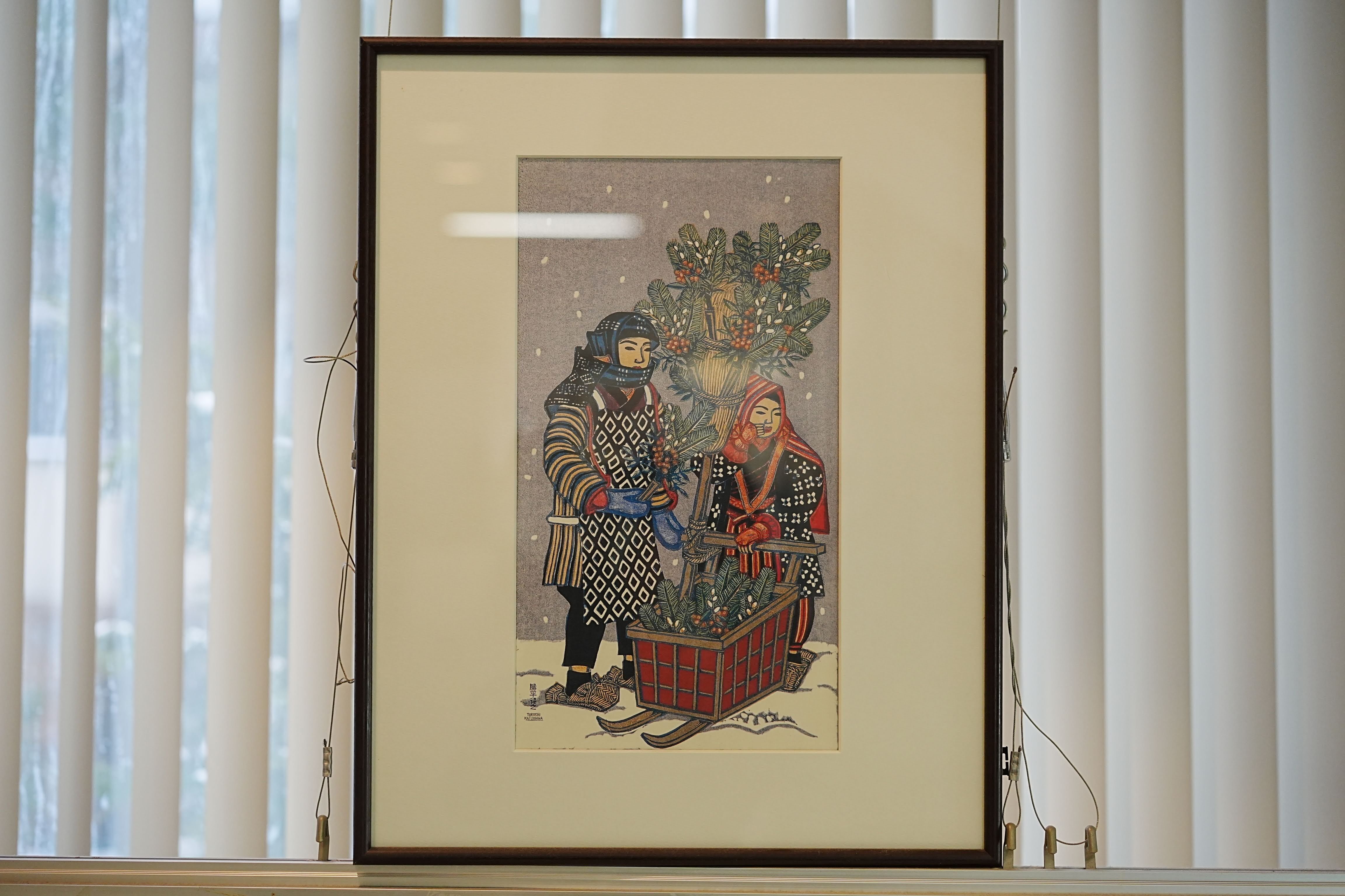 赤れんがの街　版画　お値下げ中 🎨展覧会レポ】秋田市立赤れんが郷土館「勝平コレクションでみる＜福を