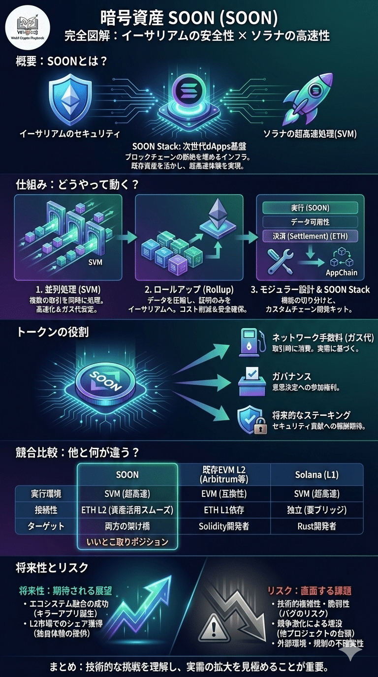 暗号資産SOON(SOON)とは？将来性は？注目のロールアップスタックを徹底解説｜Web3 Crypto Playbook