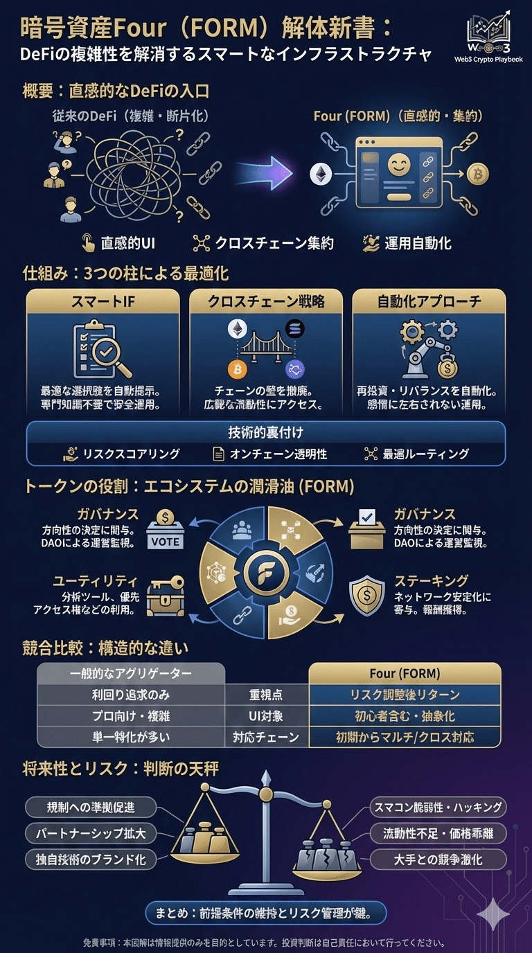 暗号資産Four(FORM)とは？将来性や仕組み・買い方を解説｜Web3 Crypto Playbook