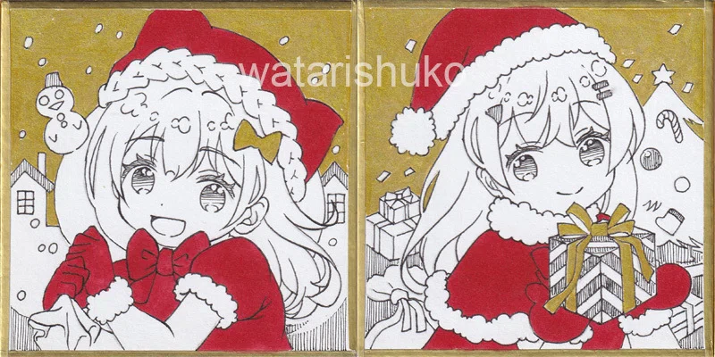 ワクワクリスマス 色鉛筆画 ワクワクリスマス 色鉛筆画 【公式通販】