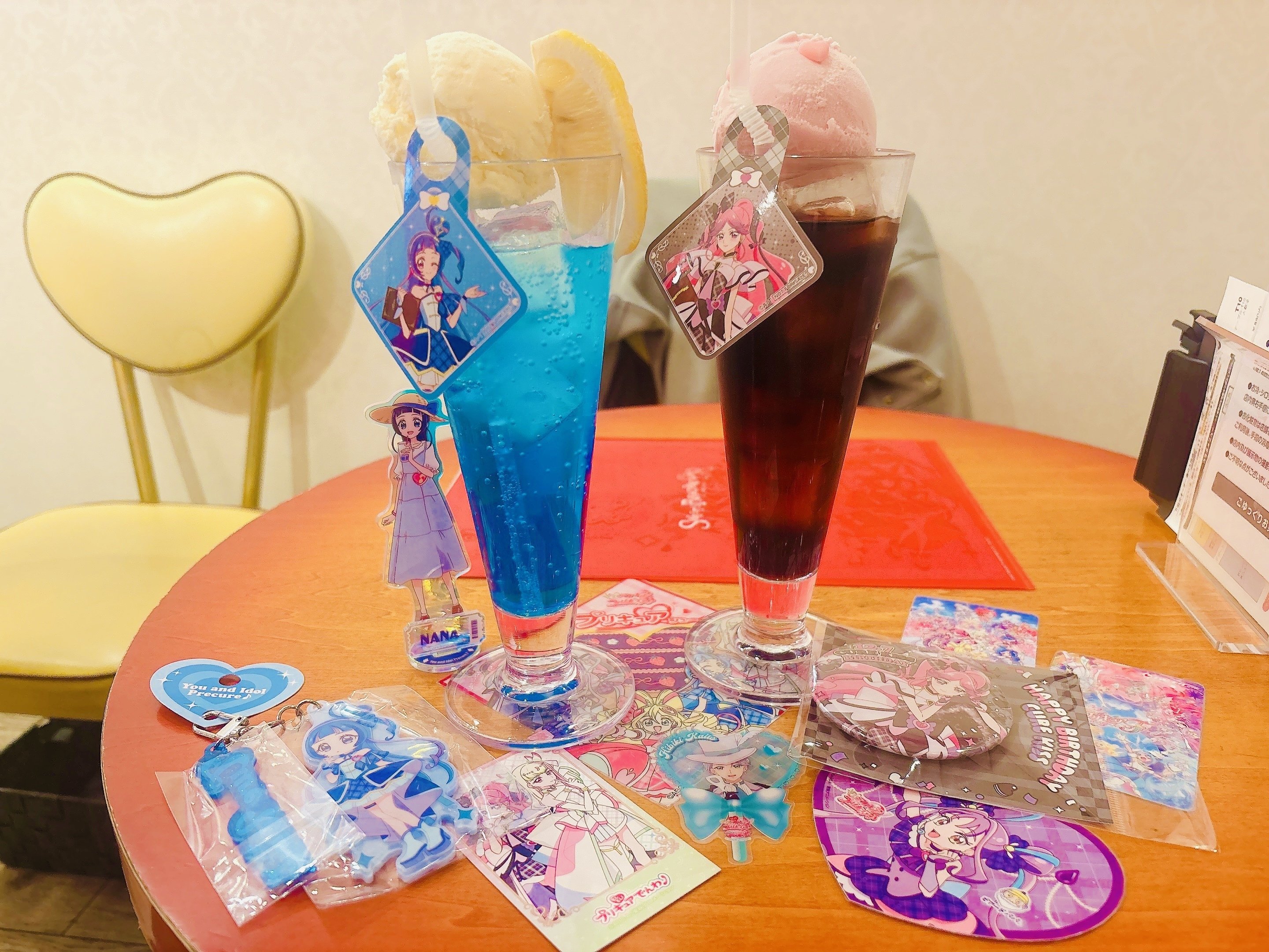 プリキュアファンミinコラボカフェ♡｜ちーにゃみ