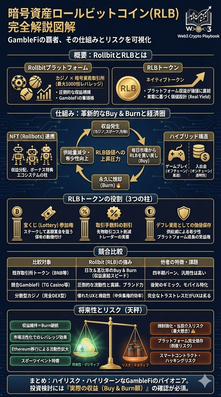 暗号資産ロールビットコイン(RLB)とは？仕組みや将来性、買い方を解説｜Web3 Crypto Playbook