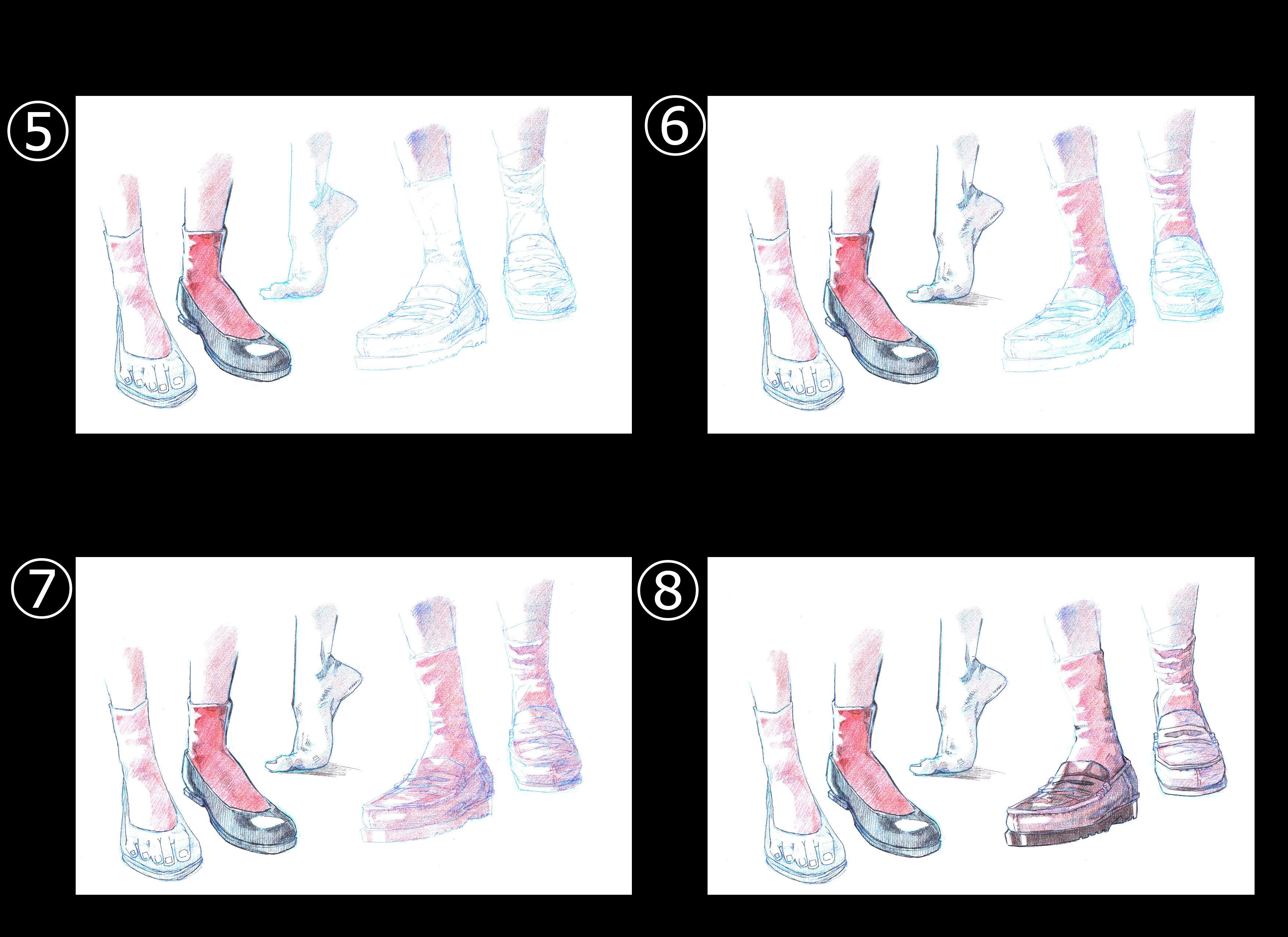 靴の絵を描いてみる？｜『もう一度描こうよ。とりあえず描こう！』KSS