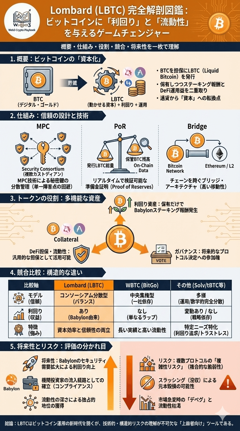 暗号資産ロンバード(LBTC)とは？仕組みや将来性を専門家が徹底解説｜Web3 Crypto Playbook