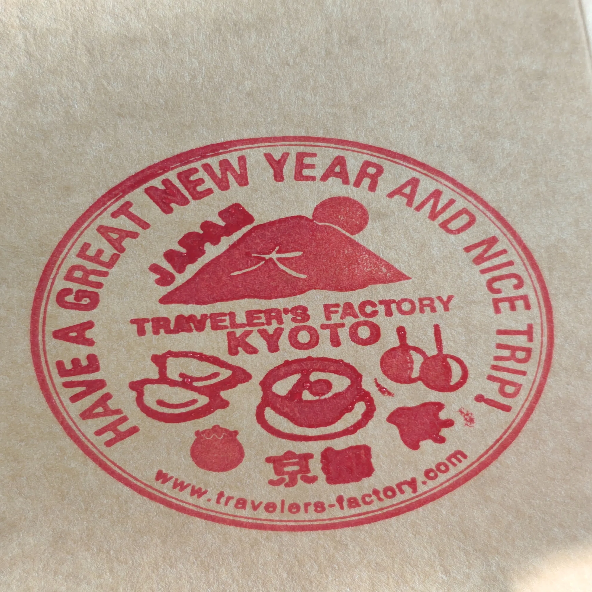 新年、トラベラーズファクトリー京都｜pH7