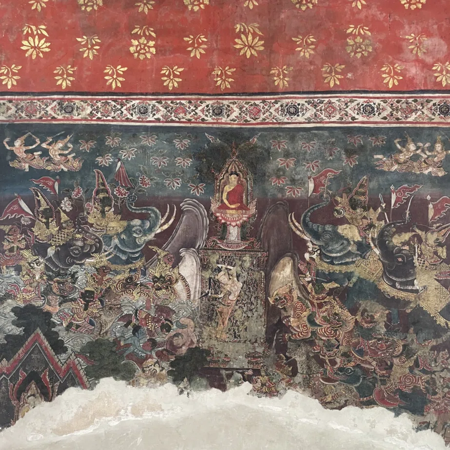 象相学の世界】なぜタイ寺院壁画に馬はいない？絵から読み解く象に乗る