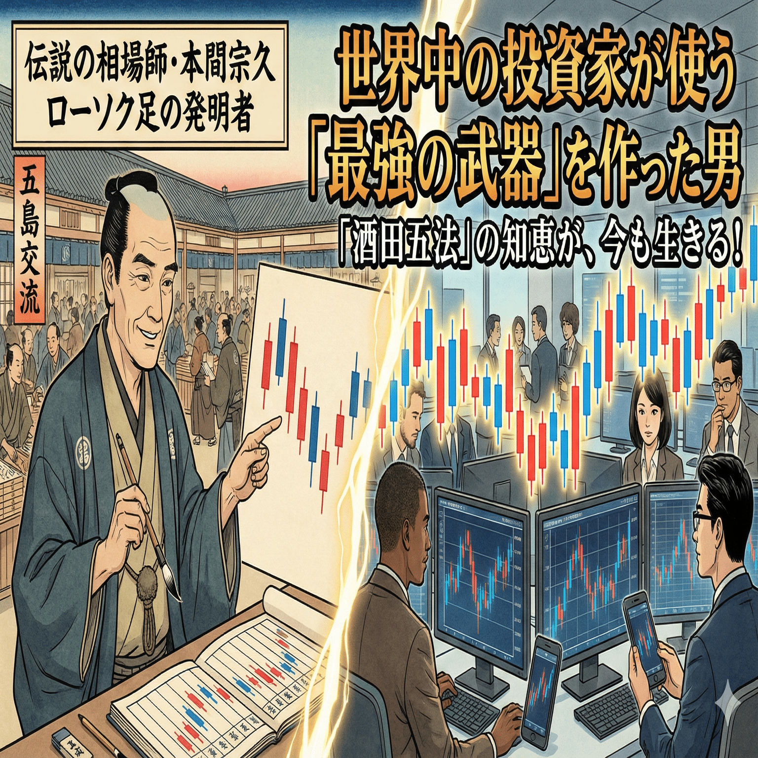 衝撃】300年前の大阪に「FX」があった！？お米をビットコインに変えた江戸商人の錬金術｜歴史から学ぶ