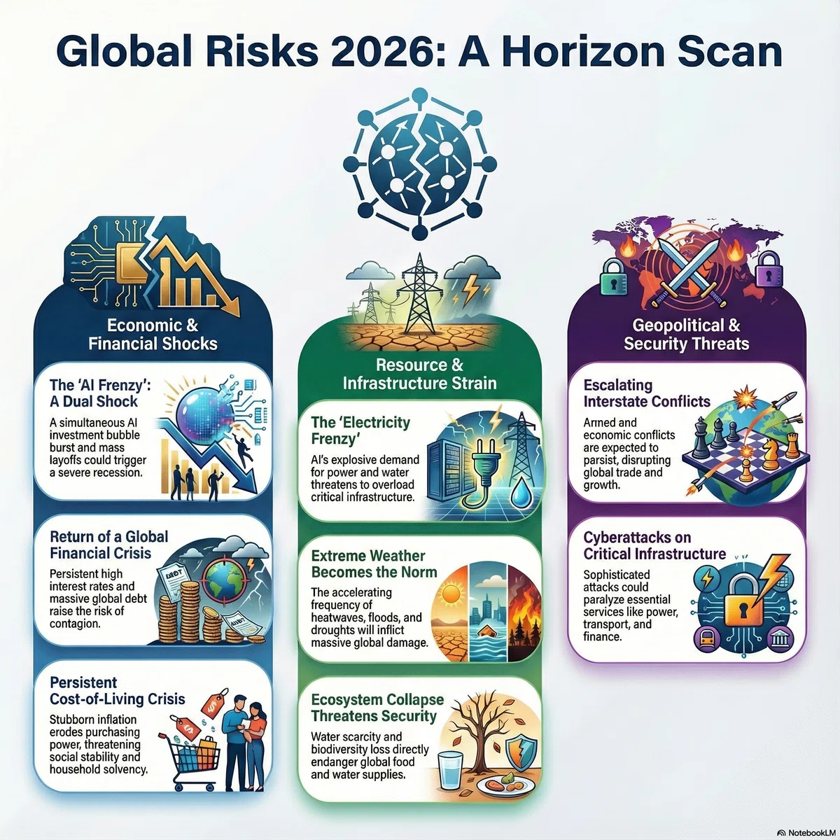 Predicting the Top 10 Global Risks for 2026｜Tetsu Hattori