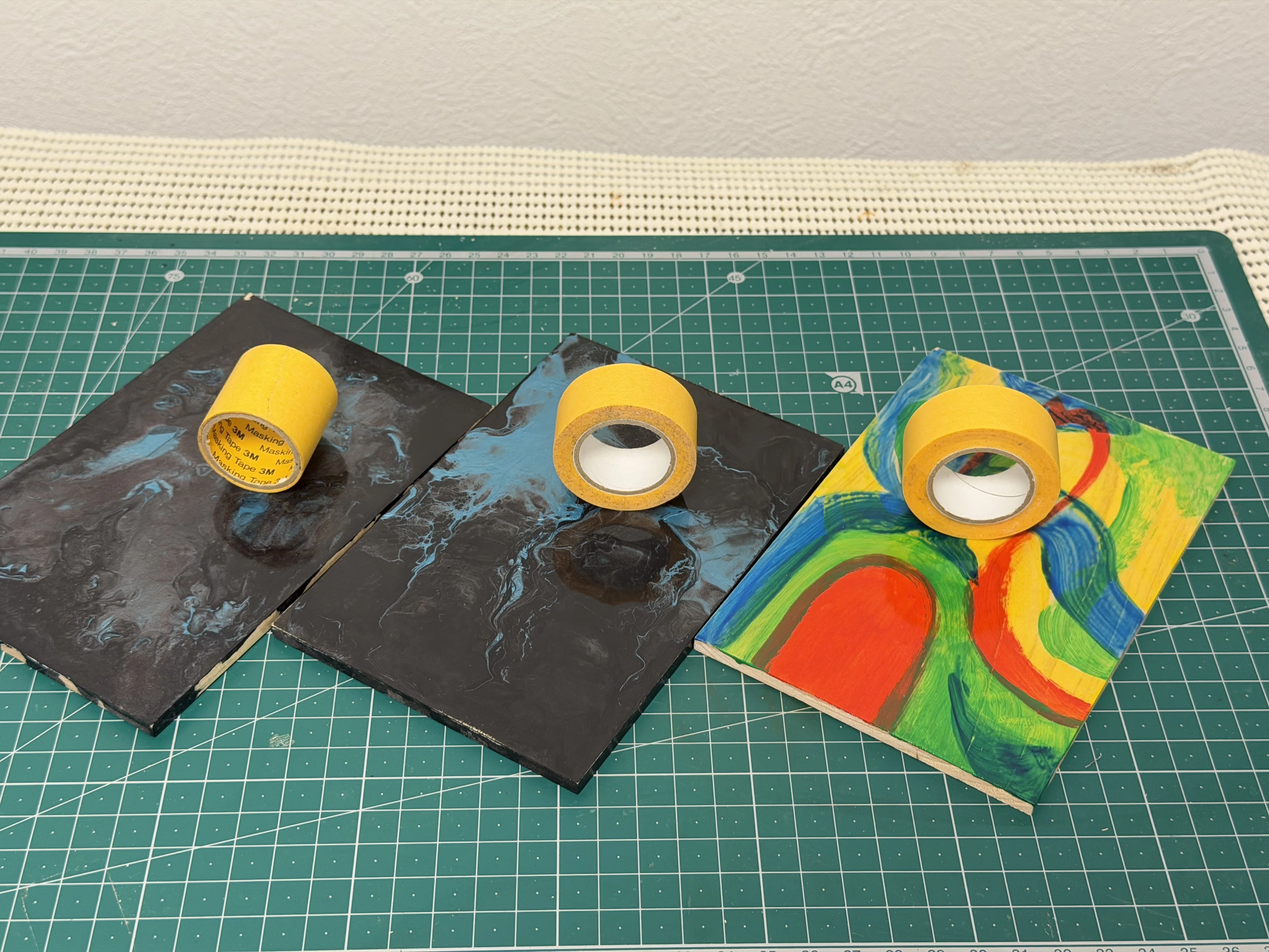 家の最小限の作業スペースでギターの塗装をする 1｜Croquetteギター