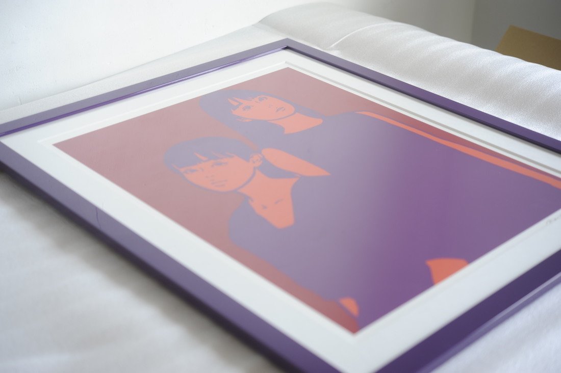 KYNE（キネ）のUntitled:Eのために作った紫のフレーム｜ノイズキング