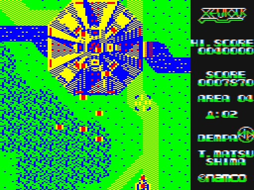 PC-6001のタイニーゼビウスのmk2用とSR用の比較｜un_self