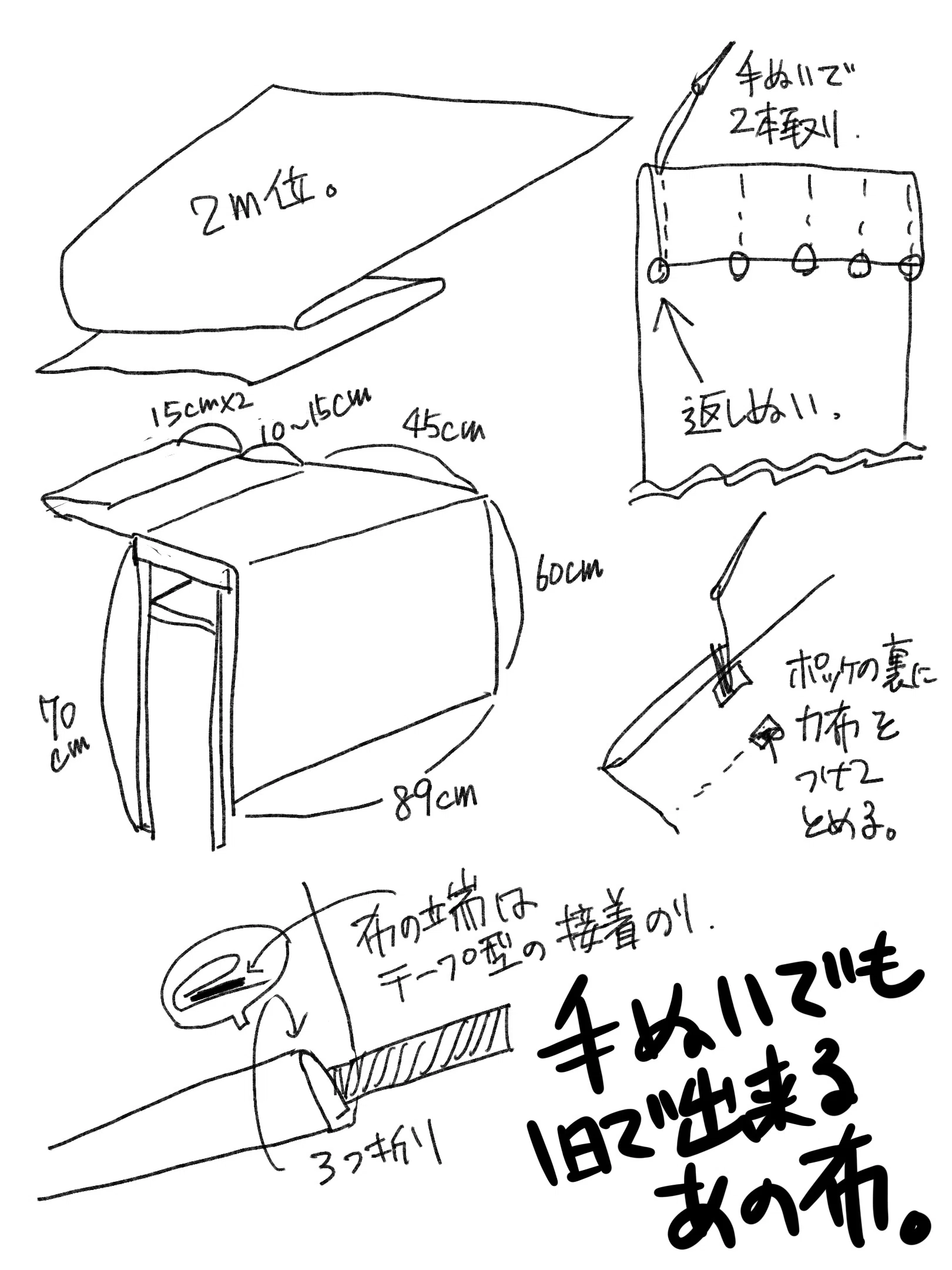 布の切れ端 あの布を作ろう（ZINE製作日記番外）｜柊