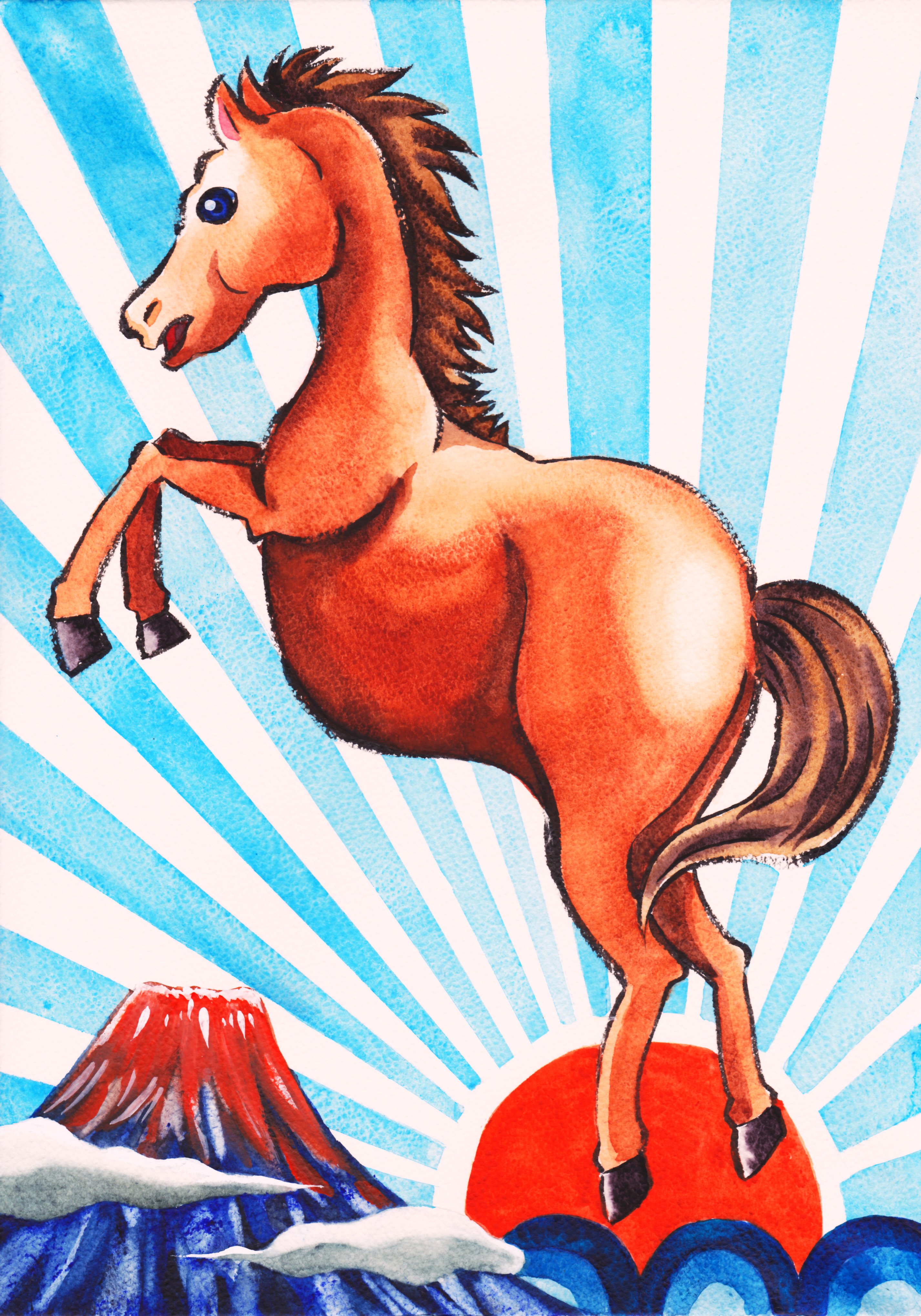 馬の絵を「再リマスター」しました。｜YYIIHCCO