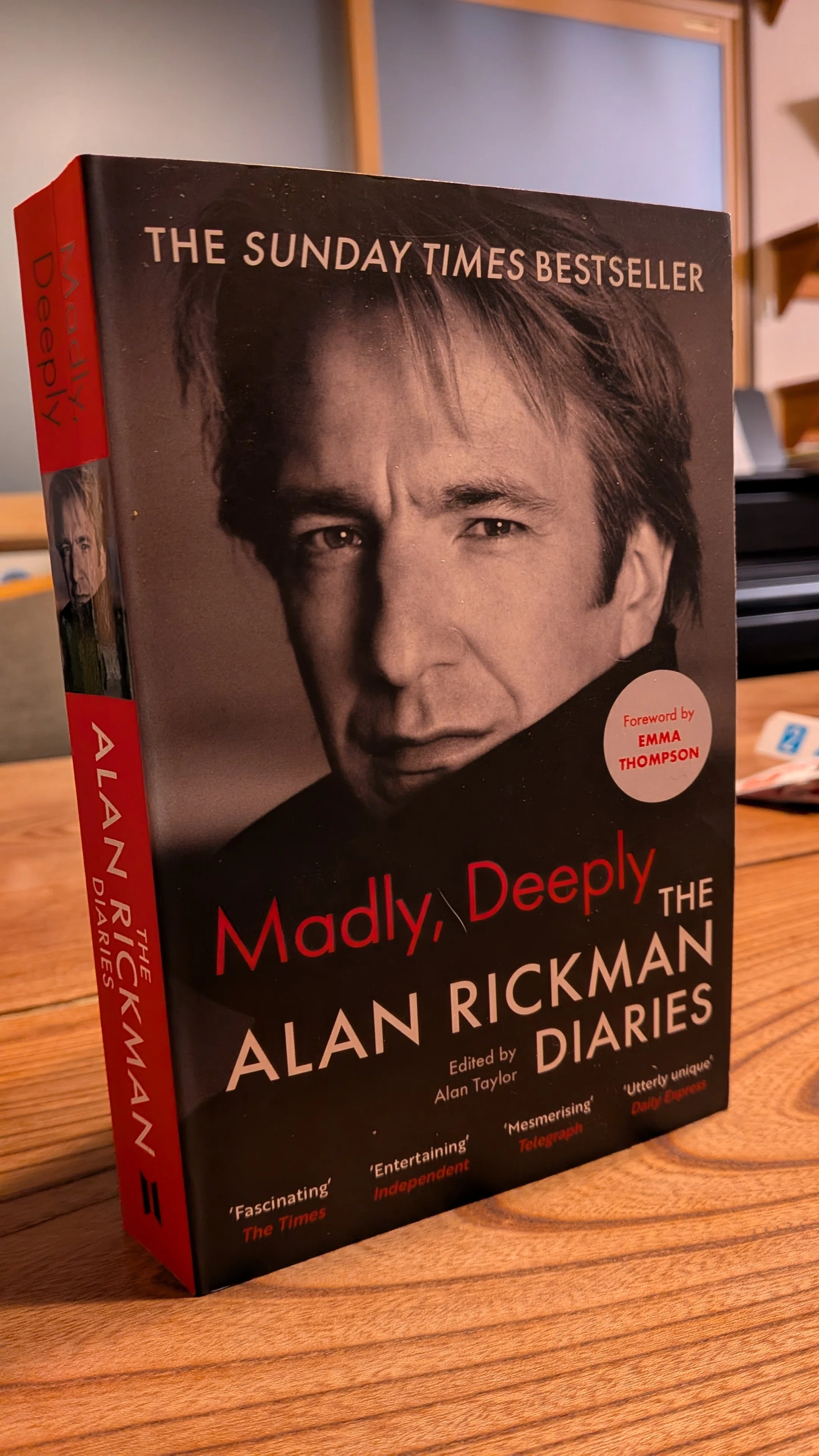 アラン・リックマン　alan ricman 日記集 アランの日記｜とくになし