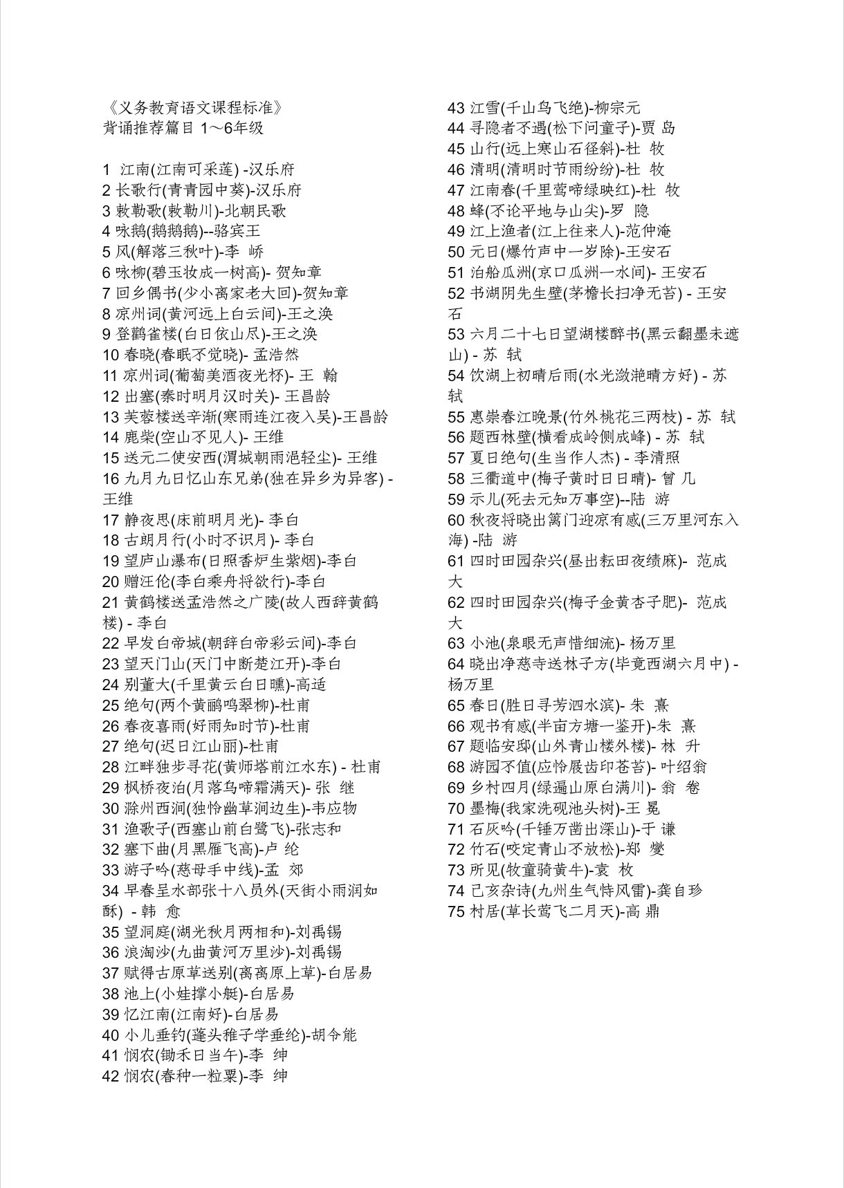 中国小学生の暗唱漢詩75首をイラスト化した！｜くう