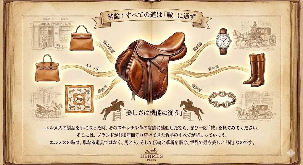 エルメスの原点にして頂点「サドル（鞍）」完全解説｜180年進化し