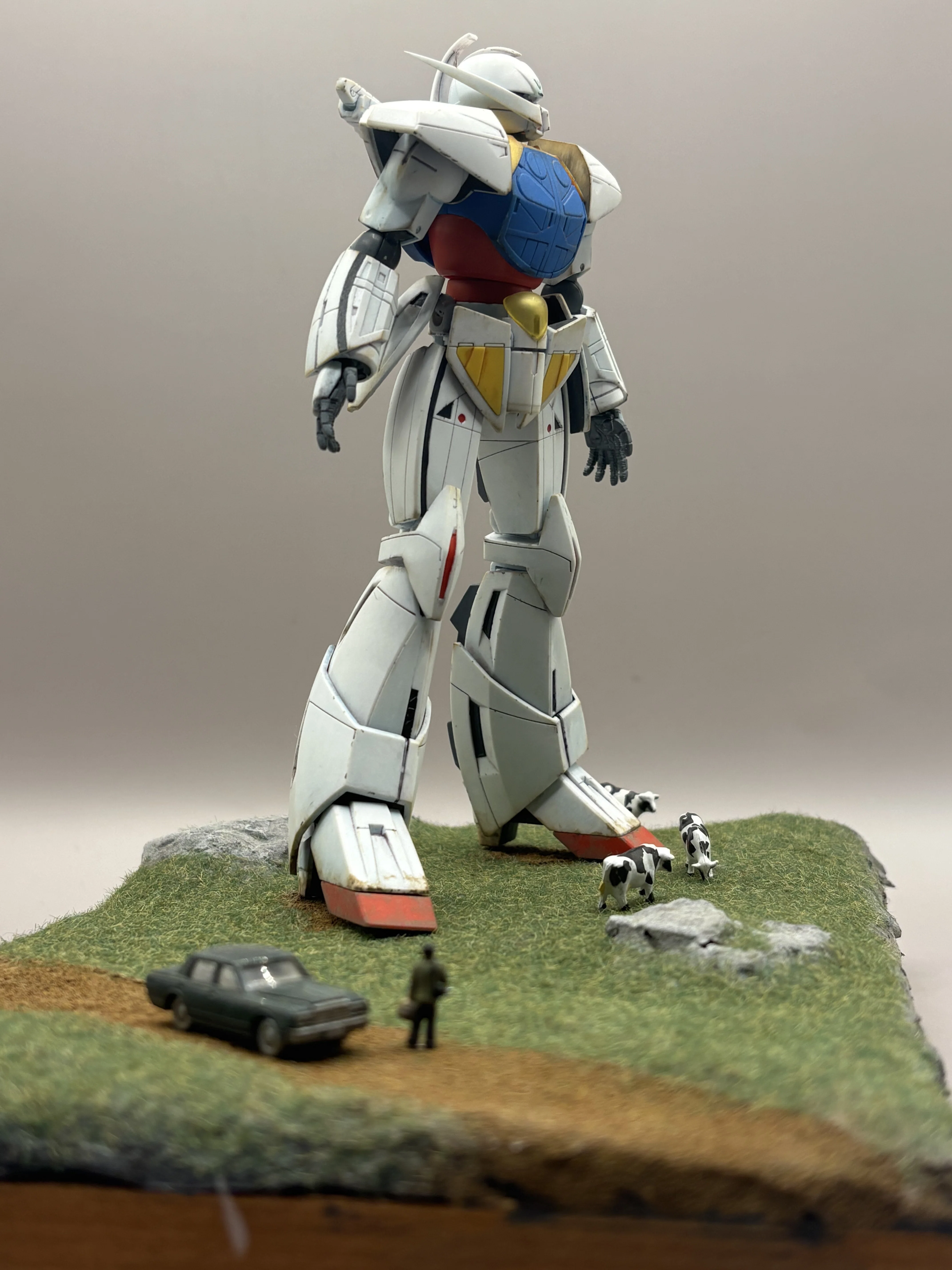 溶接　ガンダム　1点物 ROBOT魂 ガンダム試作1号機 ver. A.N.I.M.E. で遊ぶ - たなかの趣味の沼