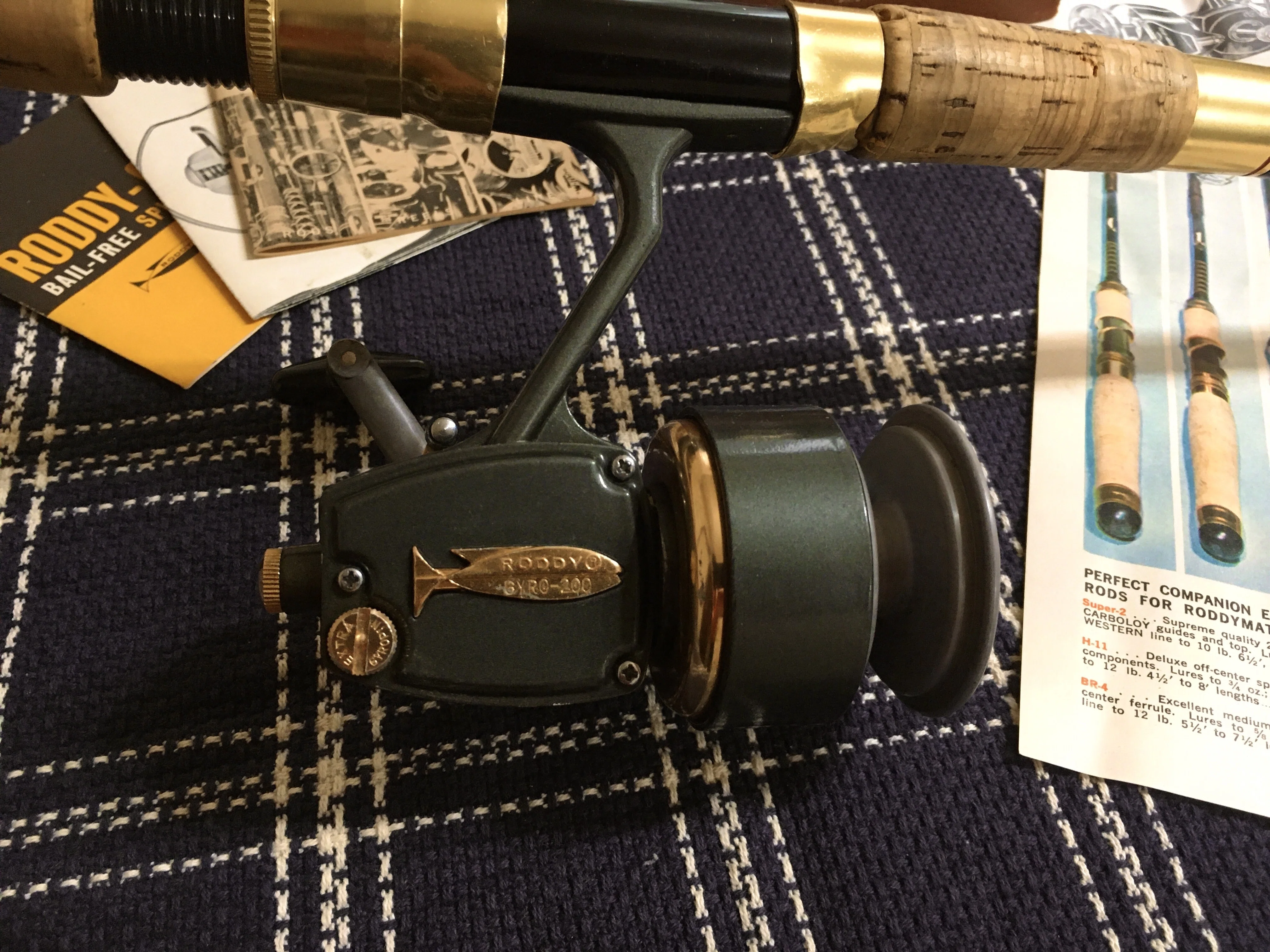 🎣オールドフィッシングタックル026 上級グレードのベイルレス ~ RODDY
