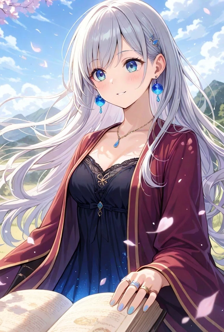まほまど｜キャラクターイラスト｜読んでいる方向け｜稿 累華