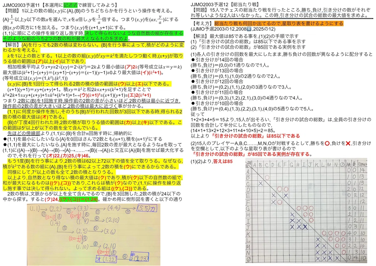 JJMO予選】過去問解答解説コンプリート（日本ジュニア数学オリンピック