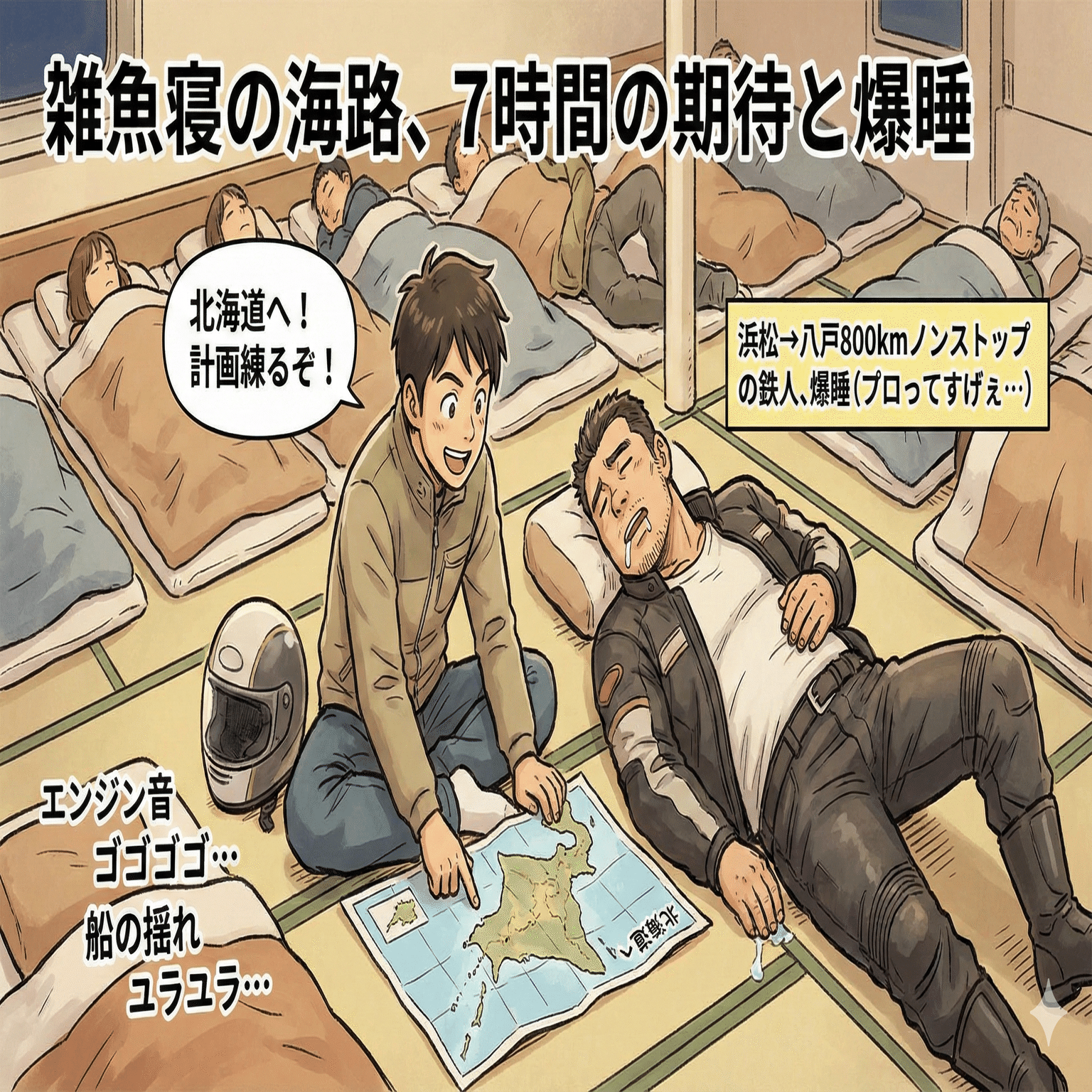 北へ！ RZと渡る津軽海峡、そして試される大地の洗礼｜MaroNoah