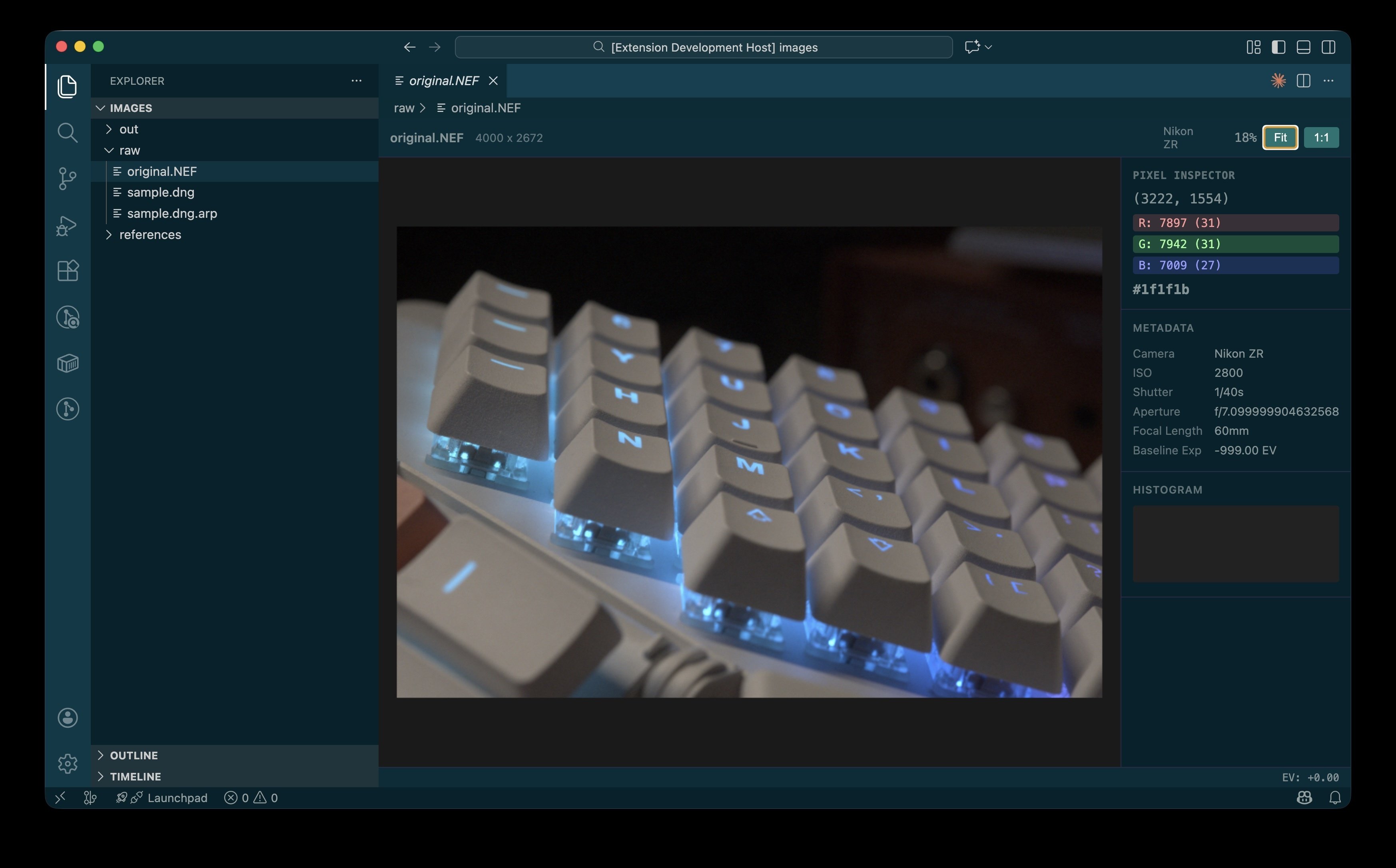 正月休みを溶かしてVS Code上で動くRAW現像ツールを自作する話｜エウスケ