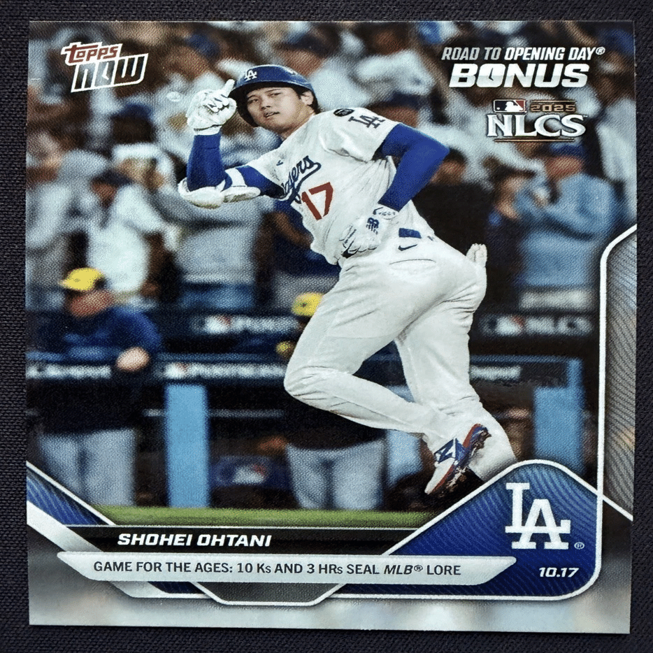 Topps NOW大谷翔平カードの紹介｜歴史的瞬間を切り取るコレクション