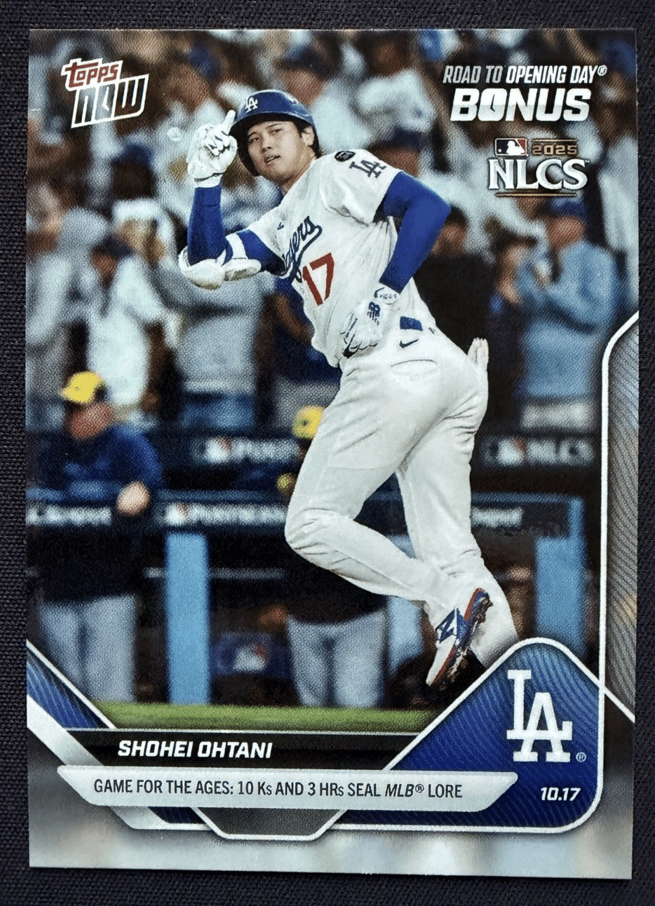 Topps NOW大谷翔平カードの紹介｜歴史的瞬間を切り取るコレクション