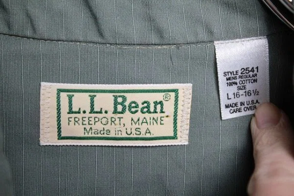 ー古着・現行ーL.L.Bean バーズアイニット— タグでわかる年代＆歴史