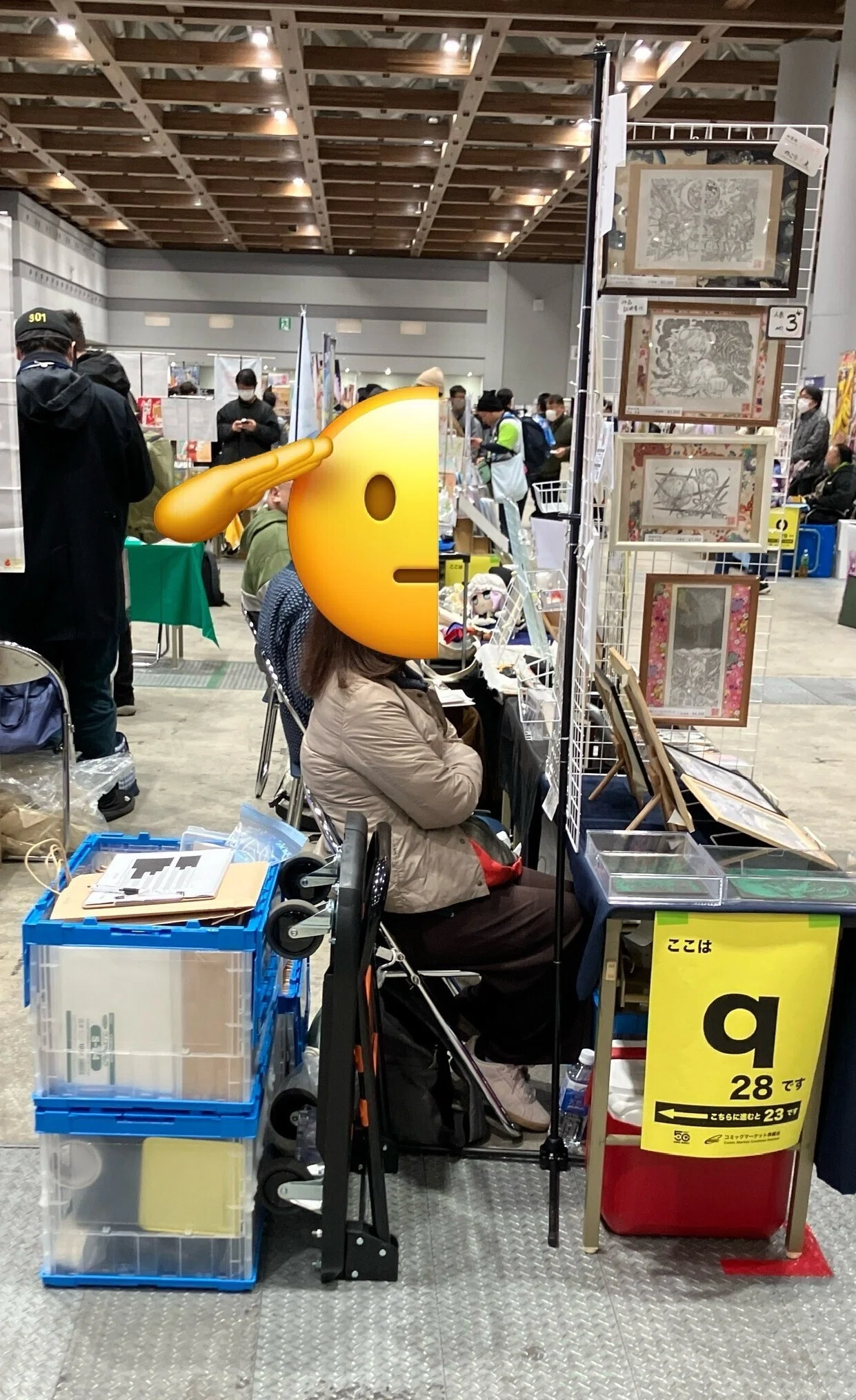 転倒防止対策例あり】コミケC107サークル参加レポ｜さくら