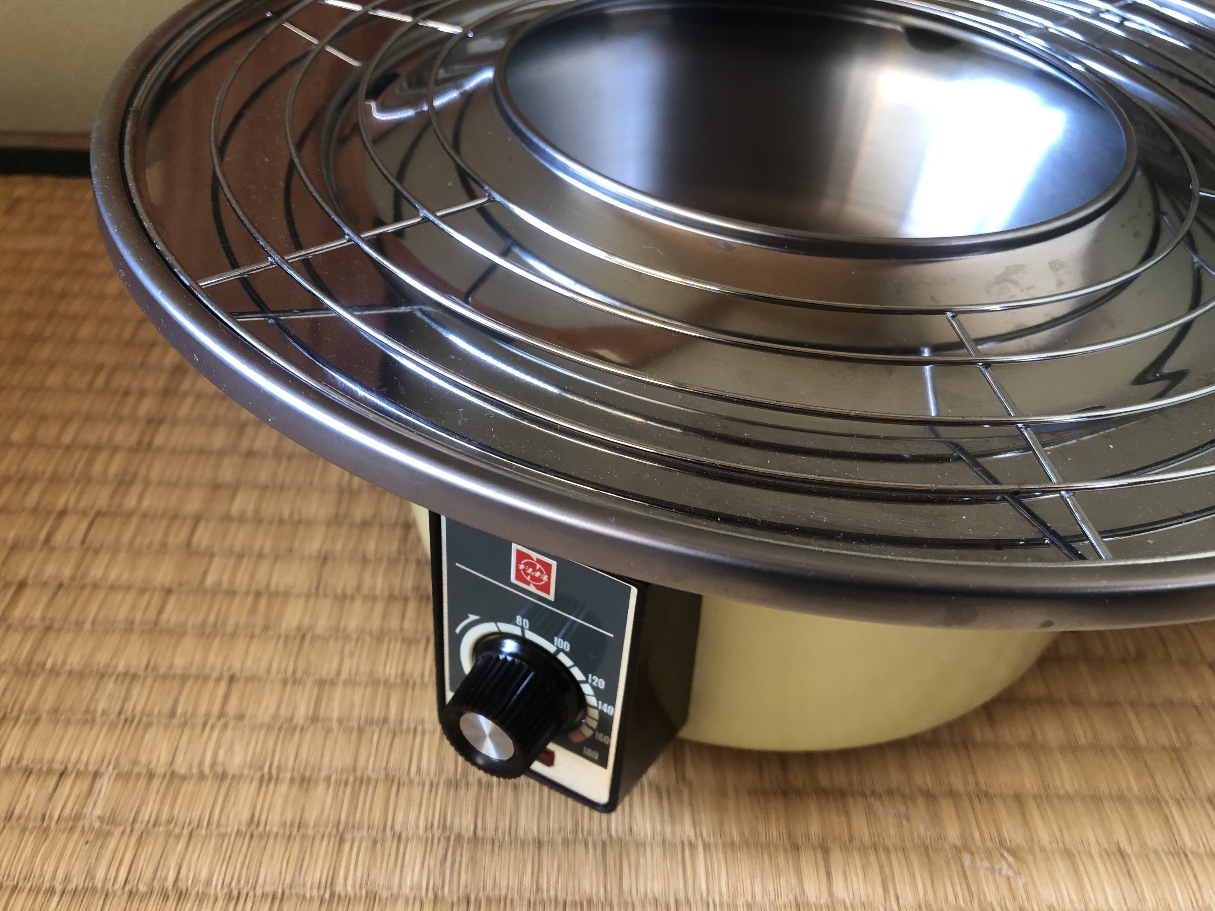 昭和レトロ家電レビュー ナショナル お座敷てんぷら鍋 (手書き)｜AIな