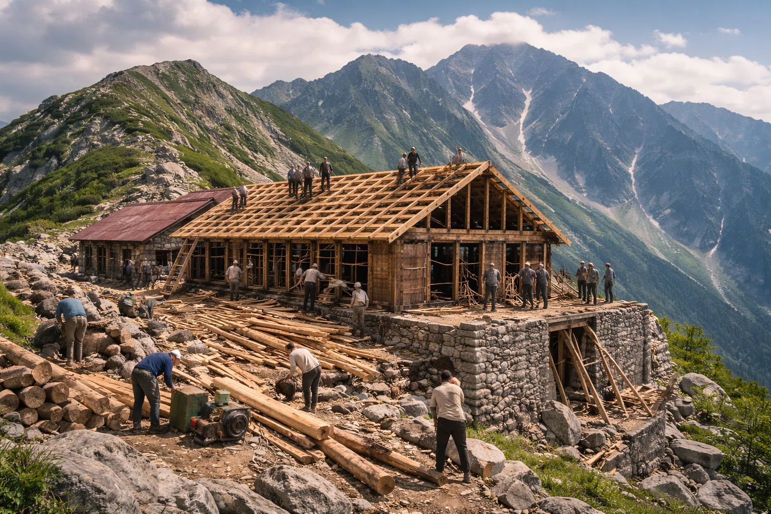 保勝会五十年のあゆみ 登山 山小屋 歴史資料 山の心得】～山小屋の歴史編～｜ミズ