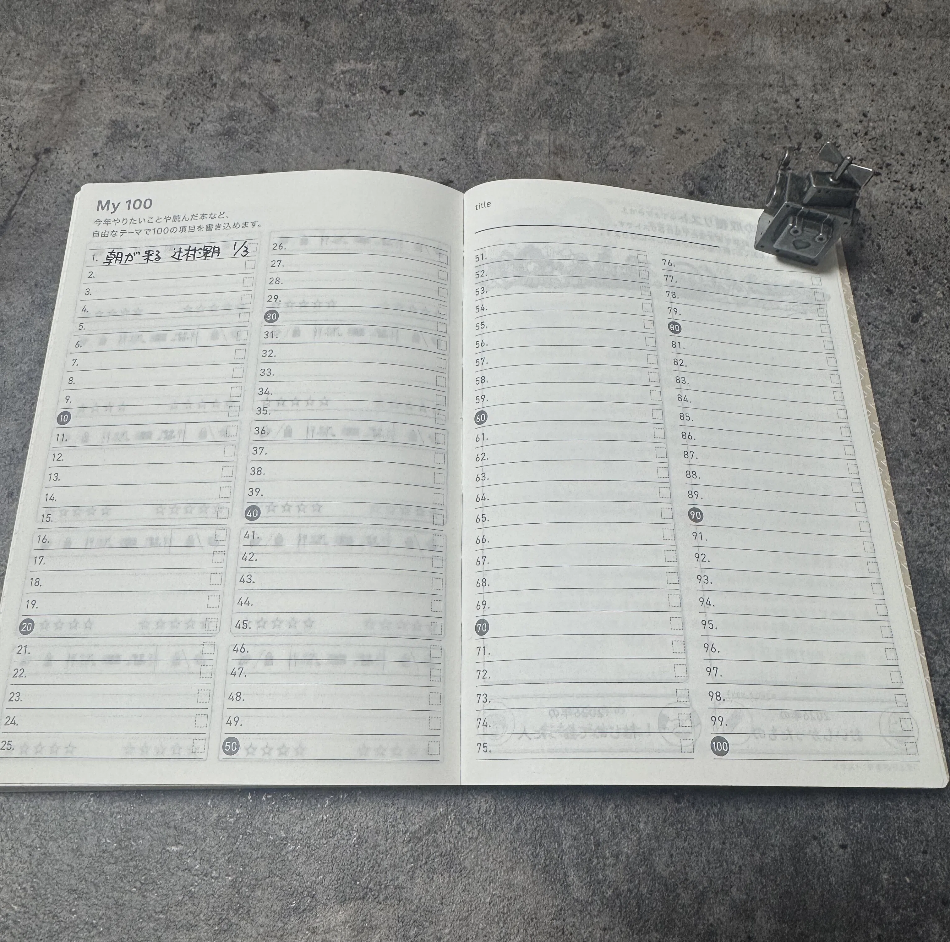 ほぼ日手帳で読書記録を始めました｜読書ライダー